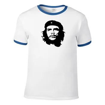 Famoso revolucionário Ernesto Guevara de Impressão de moda de T-shirt dos homens Raglan manga algodão T-shirt engraçada hip-hop roupas