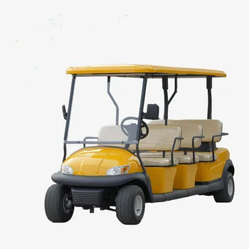 Adultos carrinho de Golfe 48v/60V/72v 4+2 Lugares Clube de Golfe de 6 Assento do Carrinho de Golfe Eectric Veículos